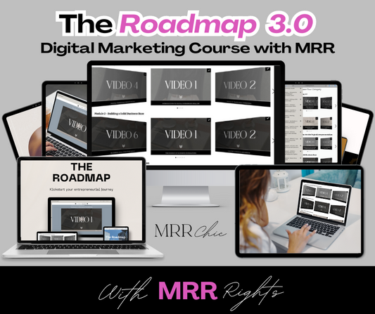 Roadmap 3.0 Digital Marketing Course w/Master Resell Rights for 100% profit