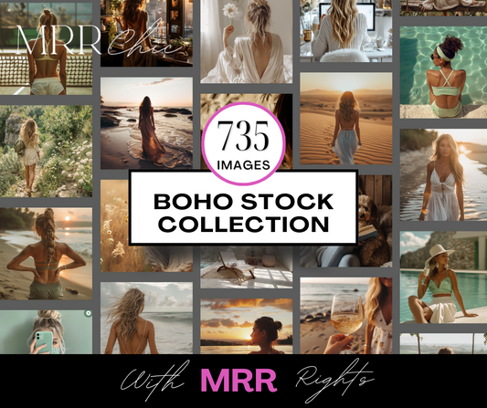 735 Stock Image Collection with MRR